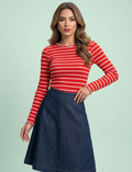 Blusa Manga Larga de Rayas