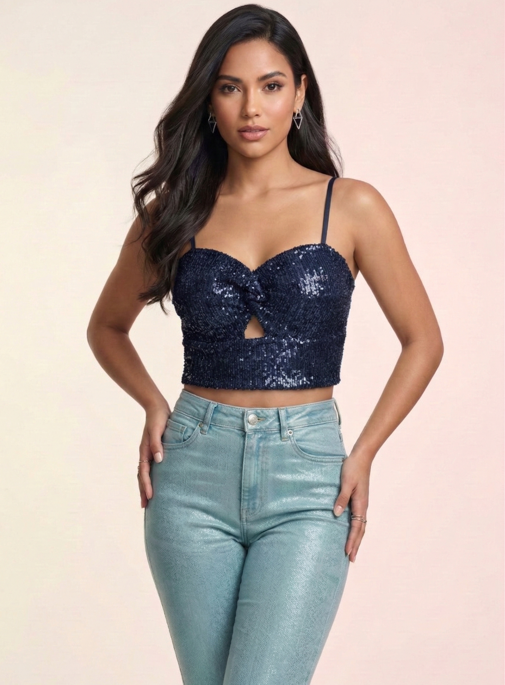 Top Bustier de Lentejuelas